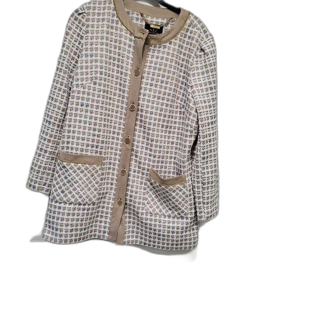 New Designer Jacket with Chain Trim MP